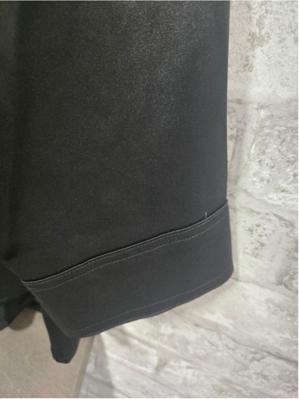 Simply Vera Vera Wang Black Button Down Shirt Plus Size XL - Picture 5 of 12
